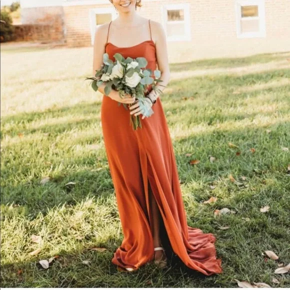 bridesmaid dress plus Stretch Satin Cowl Neck Sleeveless Bridesmaid Dress| Plus Size